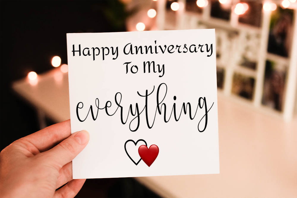 Happy Anniversary To My Everything Anniversary Card - Click Image to Close